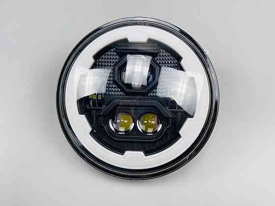 Фара головного світла LED 65W (ближній + дальній + ходові вогні (кільце)) 5.75 дюймів Мукачево