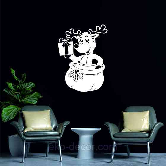 Декоративное настенное Панно «Новый год», Декор на стену 110*80 см Киев