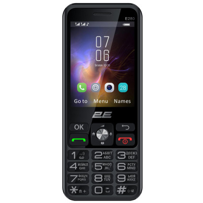Мобільний телефон 2E E280 2025 Black (694743656220) Вінниця - фото 2