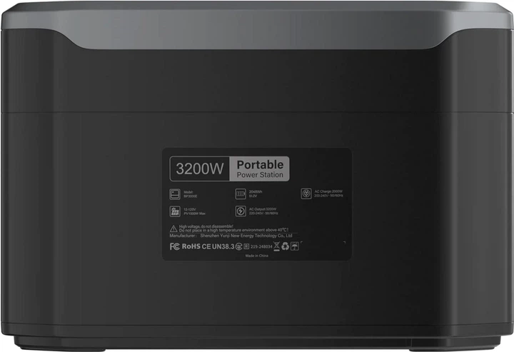 Зарядна станція Oukitel BP3000E 3200W 2048Wh Чорний Вінниця - фото 4