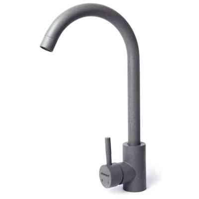 Мойка кухонная Adamant Ovum сірий + змішувач (1824296910404) Вінниця