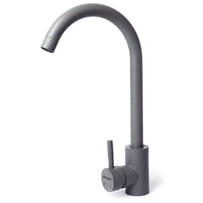 Мойка кухонная Adamant Ovum сірий + змішувач (1824296910404) Вінниця - фото 4