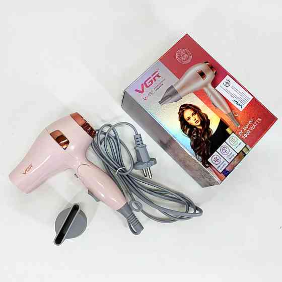 Фен професійний домашній для волосся VGR, Фен з іонізацією для укладання Професійний об'єму NV-57 Івано-Франківськ