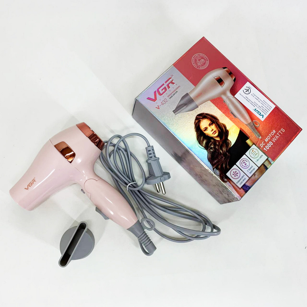 Фен професійний домашній для волосся VGR, Фен з іонізацією для укладання Професійний об'єму NV-57 Івано-Франківськ - фото 4