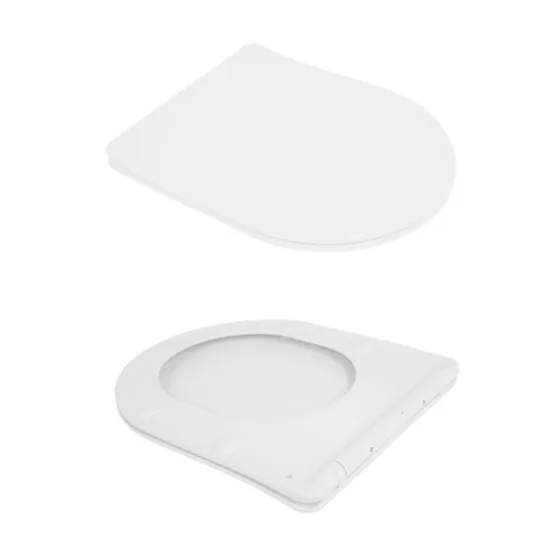 Унитаз подвесной Jay Rimless 485×360×320 мм, White, с сиденьем Slim Duroplast/ Soft-close/ Quick Relase QT07335177RW Qtap Киев