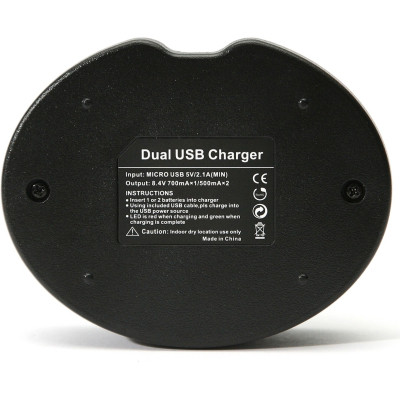 Зарядное устройство для фото PowerPlant Canon Dual NB-12L (DV00DV3404) Винница - изображение 2