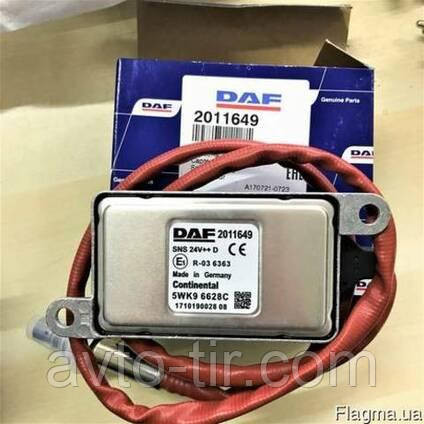 Датчик NOX DAF XF105 CF85 EURO 5 / 6 (до катализатора) 1697586 1793379 1836060 2011649 Луцк - изображение 1