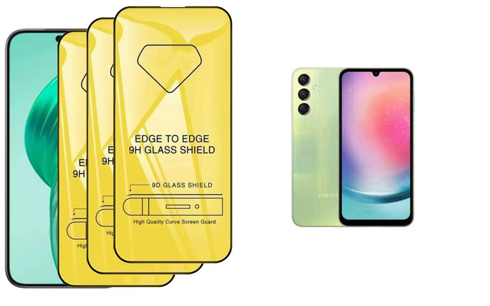 Захисне скло DefenzoGlass для Samsung Galaxy A24 – подвійна міцність Київ - фото 1