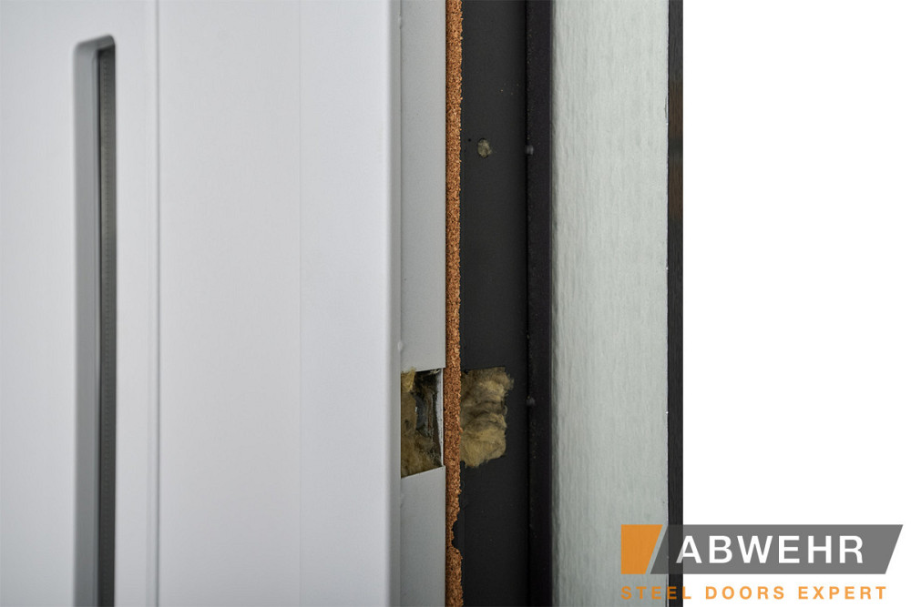 Двери уличные, модель  537 AVENUE Антрацит/Белый ТЕРМОРАЗРЫВ 3 контура уплотнения Киев - изображение 7