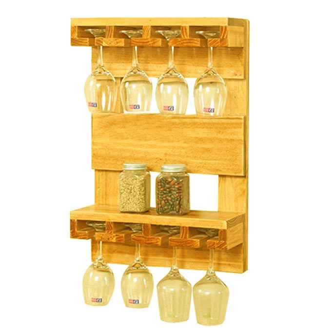 Настенная винная полка 