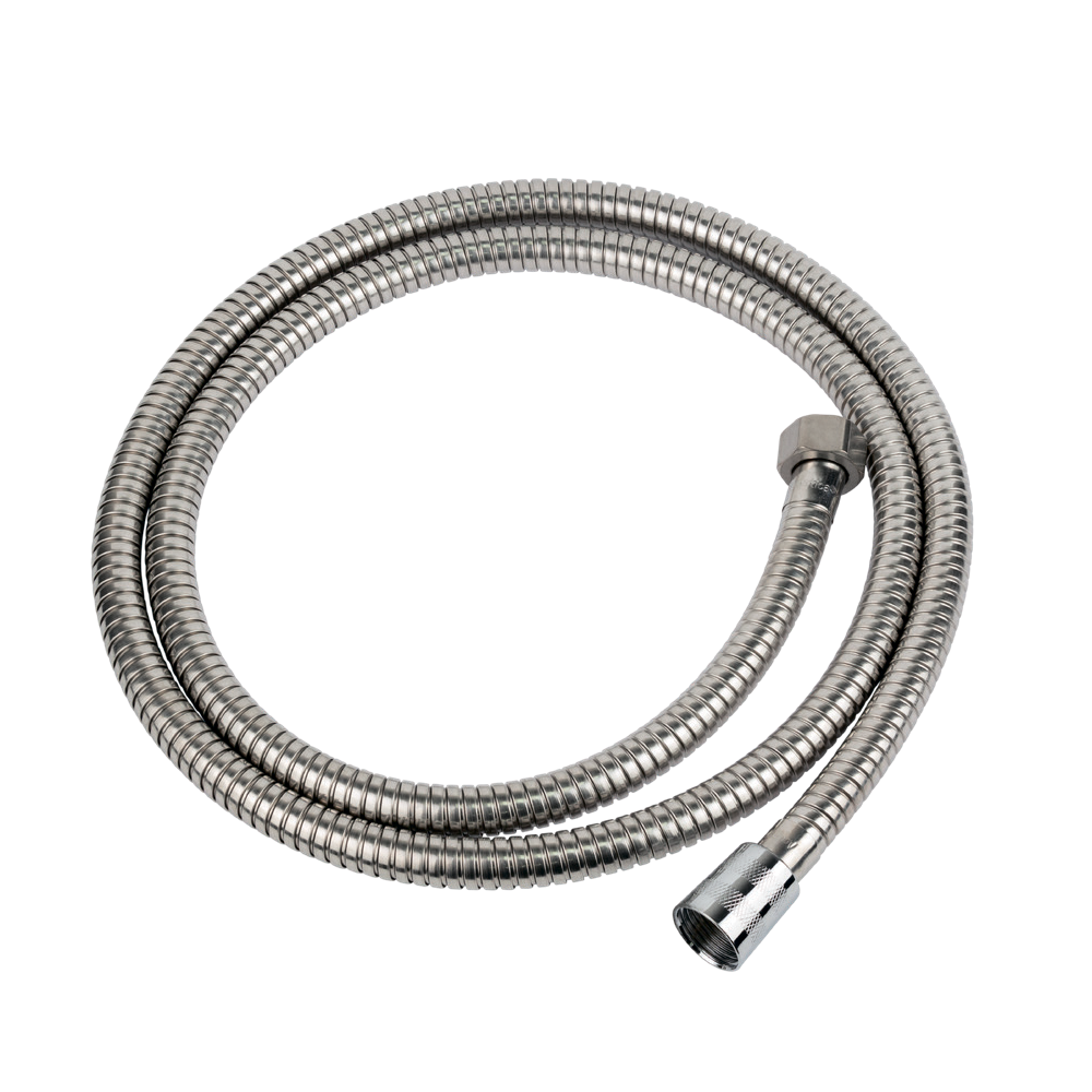 AQUATICA Шланг для душа 1/2" SS растяжной с подшипником 150-180см AQUATICA XB-9353 (9792040) Київ - фото 1