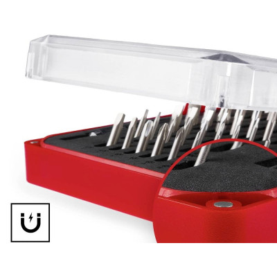 Набір біт Einhell 33шт,HEX, PH, RIBE, SL, Spline, Torx, 28мм, кейс (115010) Вінниця - фото 7