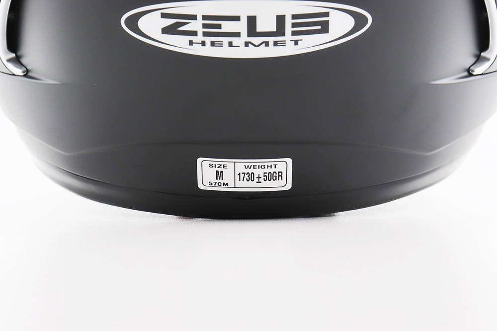 Шолом інтеграл, закритий+відкидні окуляри ZS-806F Solid M, ЧОРНИЙ мат Киев - изображение 7