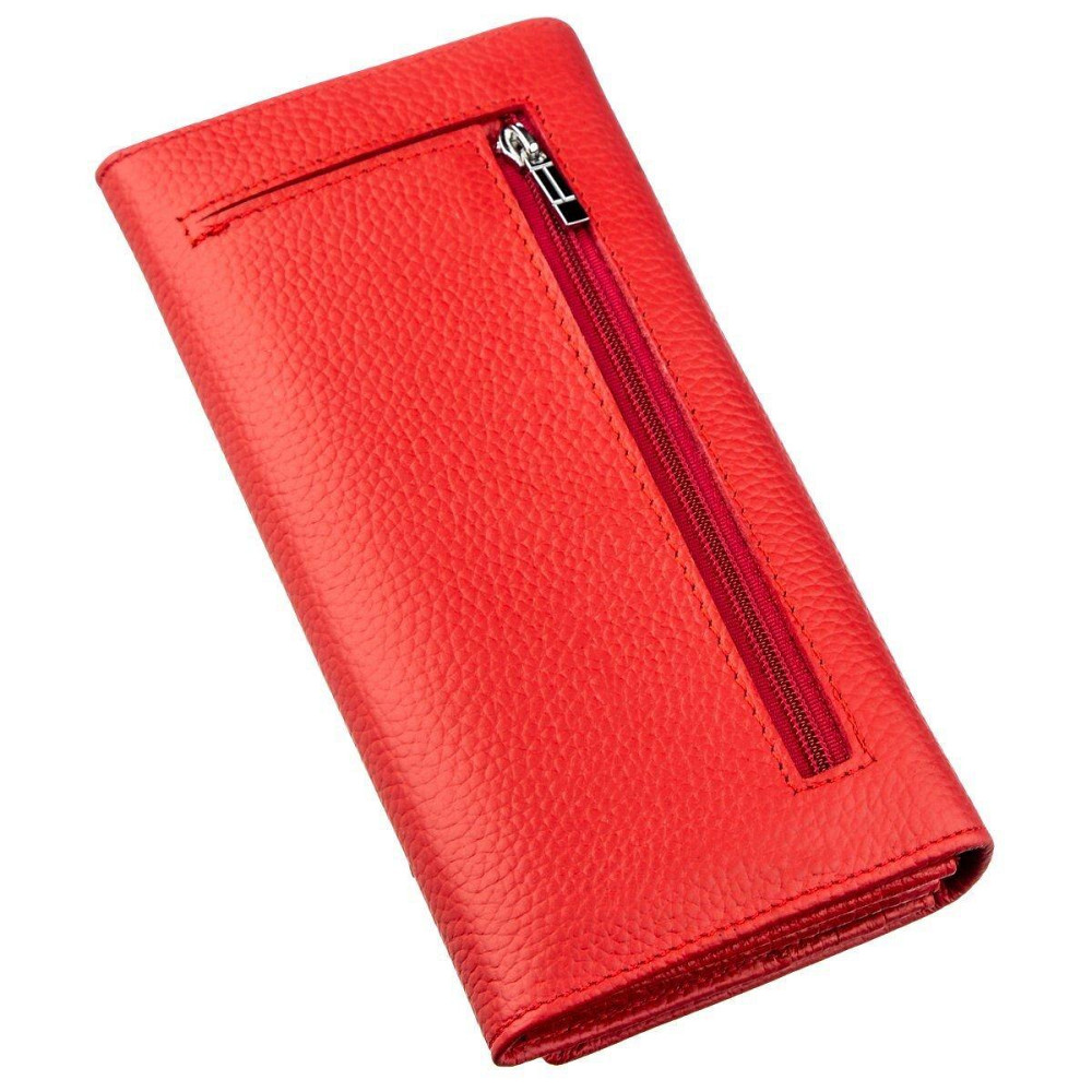 Жіночий шкіряний гаманець червоний (ST Leather) Київ - фото 16
