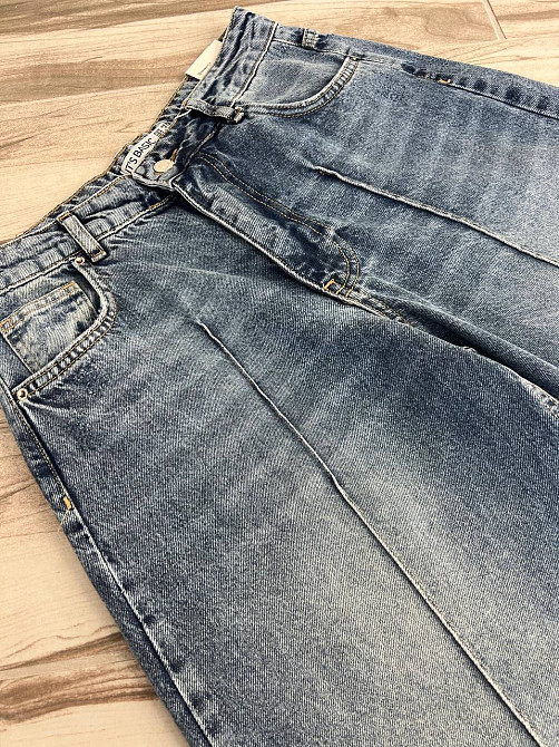 Джинси жіночі Its Basic 3717-31 PALAZZO jeans вільні палаццо широкі кльош стрілка довгі світло сині , світло-синій, 36, 36, 72 см, 103 см Київ - фото 12