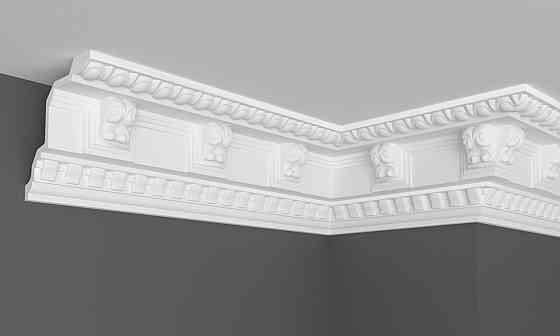 Карниз с орнаментом полиуретановый Gaudi Decor C 131 Днепр