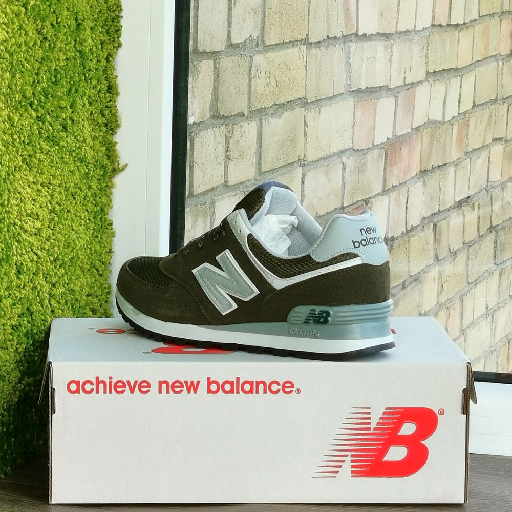 Кроссовки New Balance 574 Хаки Мужские Зелёные Нью Баланс (размеры: 40) - 74-11 Днепр - изображение 10