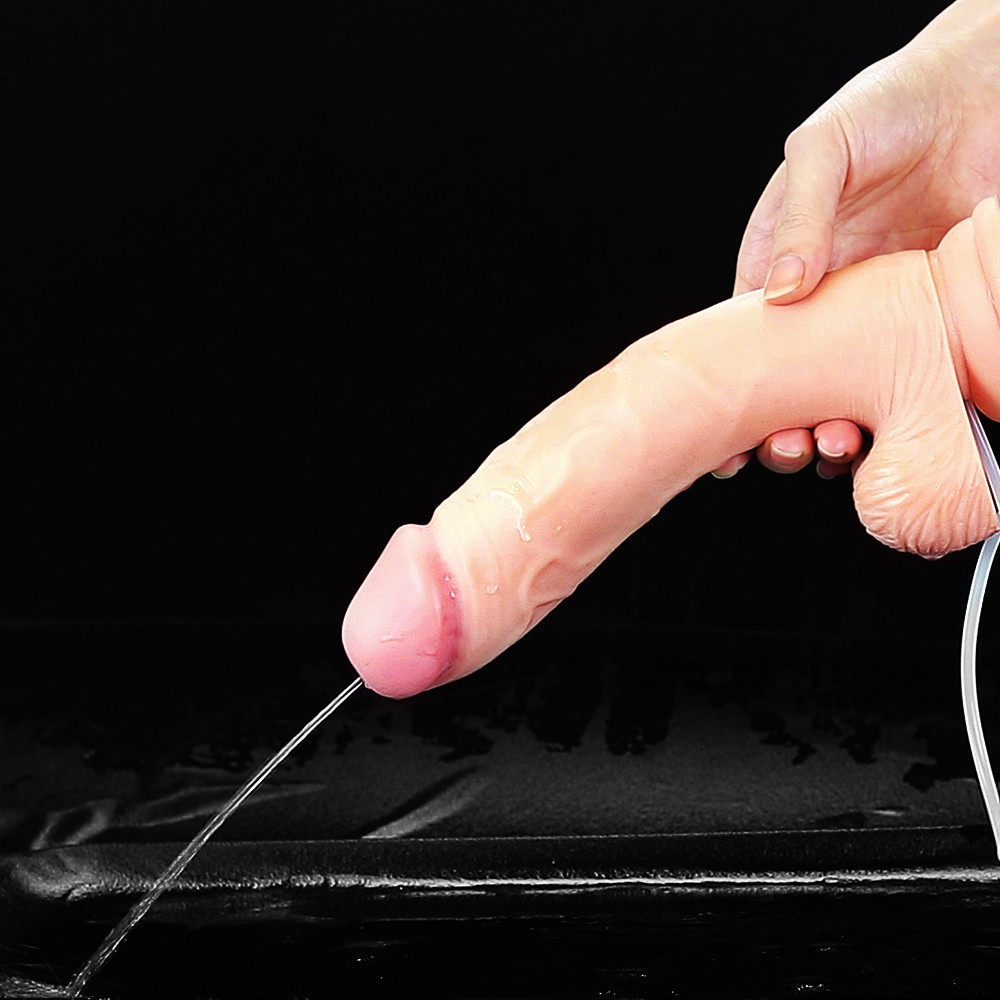 Фаллоимитатор - Soft Ejaculation Cock With Ball 9