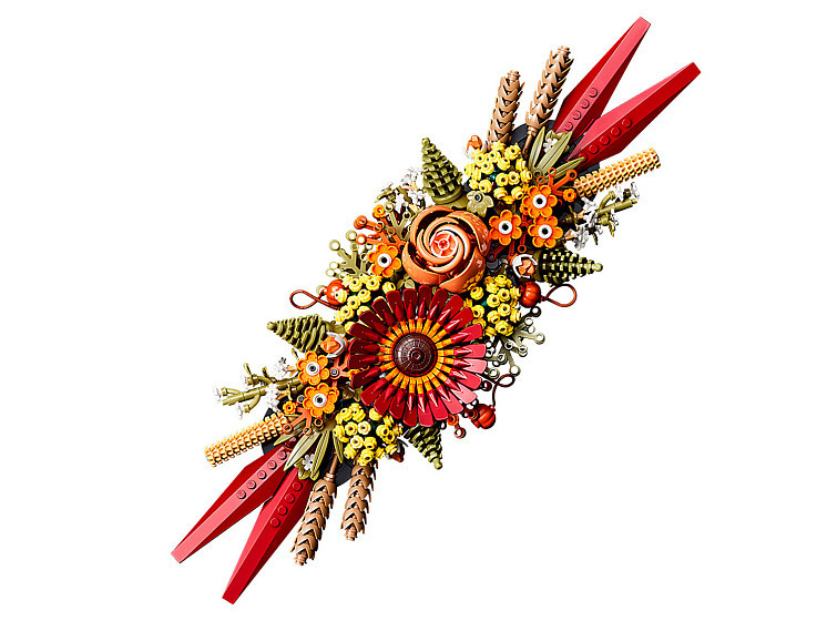 Конструктор Botanicals Ікебана із сухоцвітів (10314), 812 деталей сумісний із lego-лого. Київ - фото 4