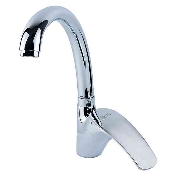 TAU Смеситель s04 Ø40 для кухни гусак ухо лат. шток на гайке TAU SD-4B443C (9804140) Киев