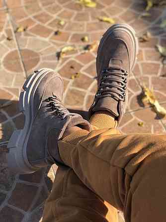 Женские черевики M.KRAFT капучино замша натуральная высота 13 см подошва 3 см размеры 36р.40р.4 Коломыя