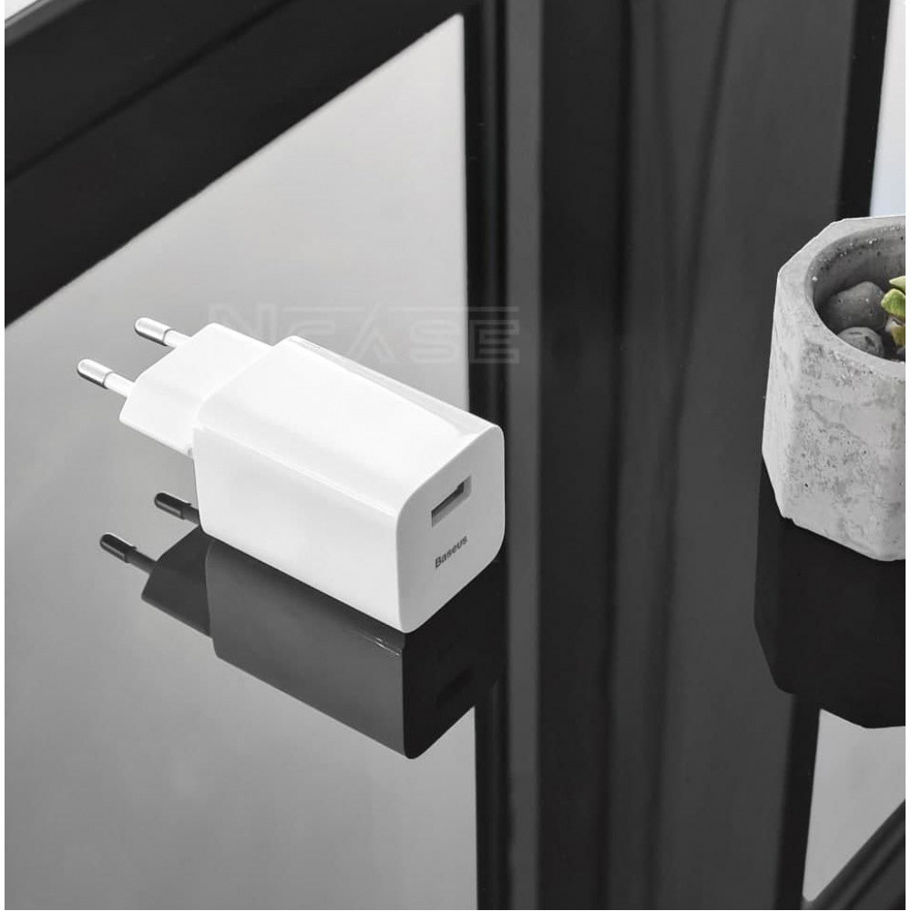 Сетевое зарядное устройство для Baseus Wall Charger QC3.0 белый Львов - изображение 3