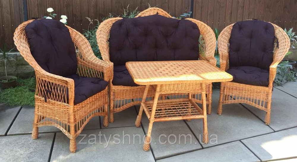 Комплект плетених меблів | Київ - фото 6