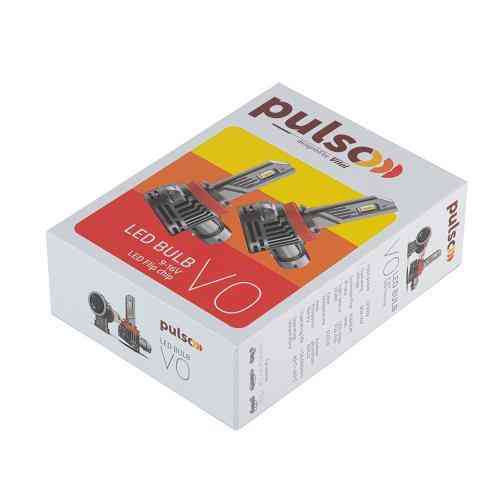 Светодиодные лампы PULSO VO-H8-H9-H11-H16 LED Flip Chip 9-16V 2x50W 6000 Лм 6500K Харьков