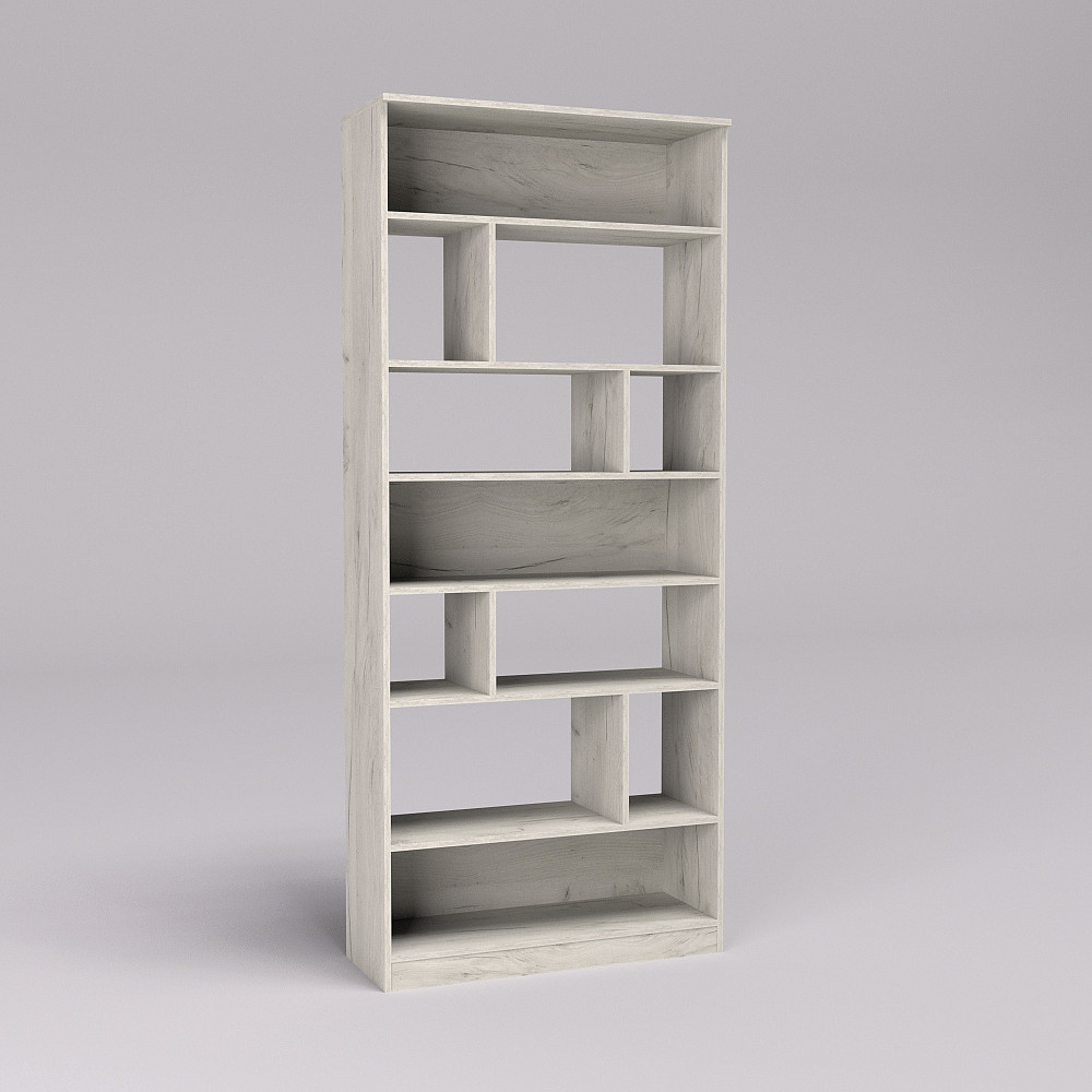 Стеллаж ОС-7, Дуб Крафт Білий, 900/350/2100 Львов - изображение 1