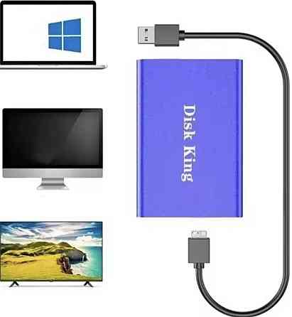 Портативный внешний жесткий диск SSD 1TB мини накопитель. Киев