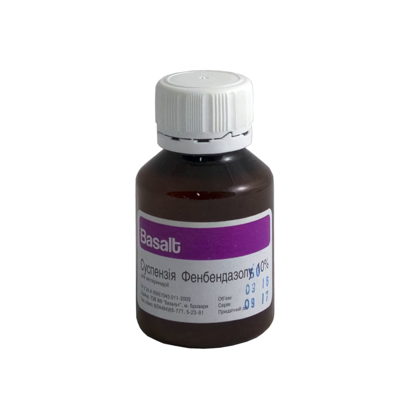 Суспензия фенбендазола 10% 50 мл Базальт Винница - изображение 1