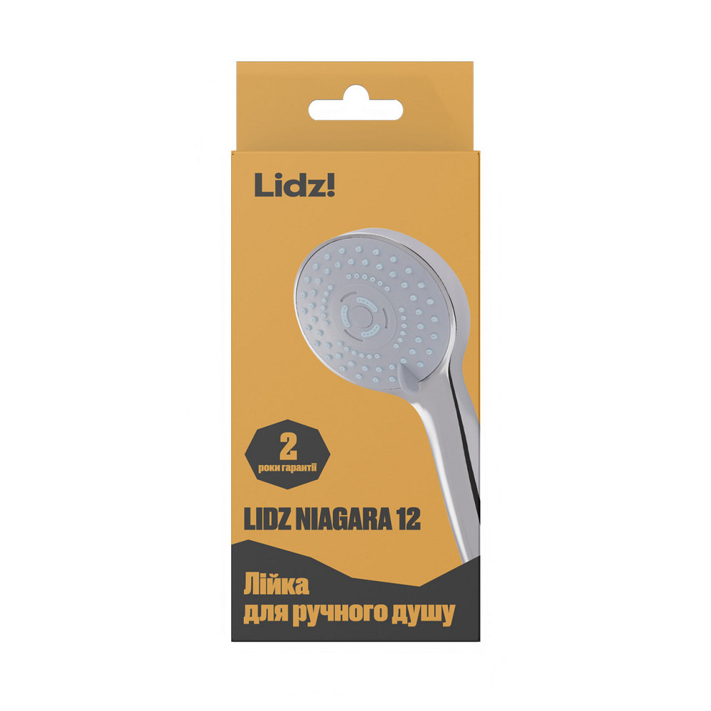 Лійка для ручного душу Lidz Niagara 12 98 мм округла LDNIA12CRM35443 Chrome Київ - фото 13