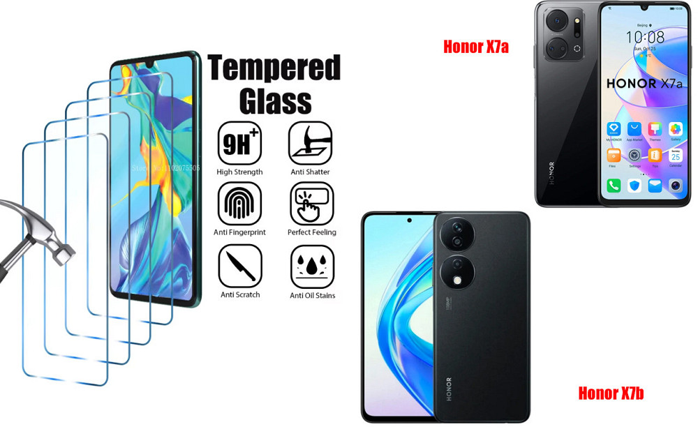 Защитное стекло ArmorGlass для Honor X7a, Honor X7b – устойчивое к царапинам и ударам Киев - изображение 1