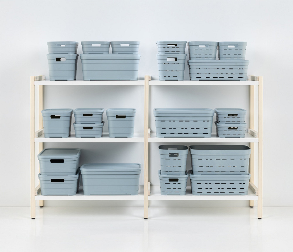 Кошик Idea Home 00642 Pyramid Blue 8.2 л (00642 Blue) (7180094) Киев - изображение 3