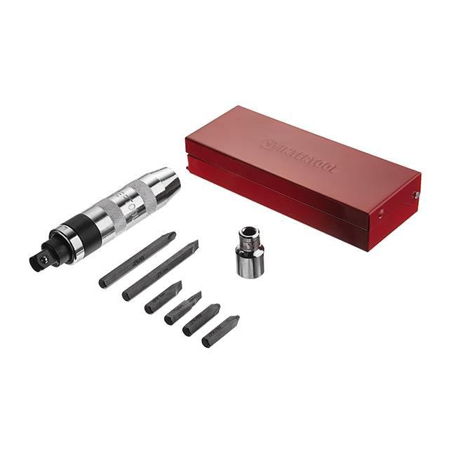 Викрутка ударно-поворотна MASTERTOOL TPR накладка з насадками 6 шт в кейсі 40-0150 Полтава - изображение 1