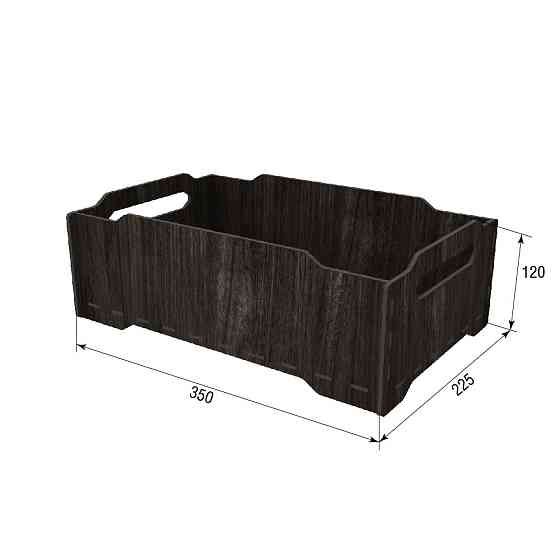 Коробка EKOSTAR з фанери 350x225x120 венге Київ