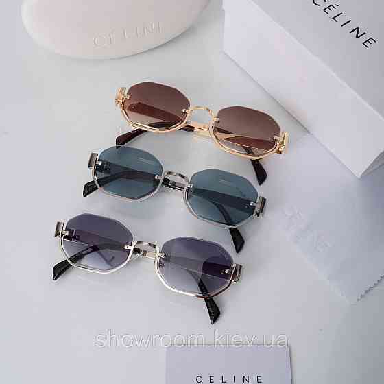 Сонцезахисні брендові окуляри Celine 0477 gold Київ