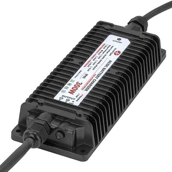 Зарядка влагозащищенная, без вентилятора, на радиаторе, с 265В на DC29.2В 10A литий-ферум WENGAO Киев