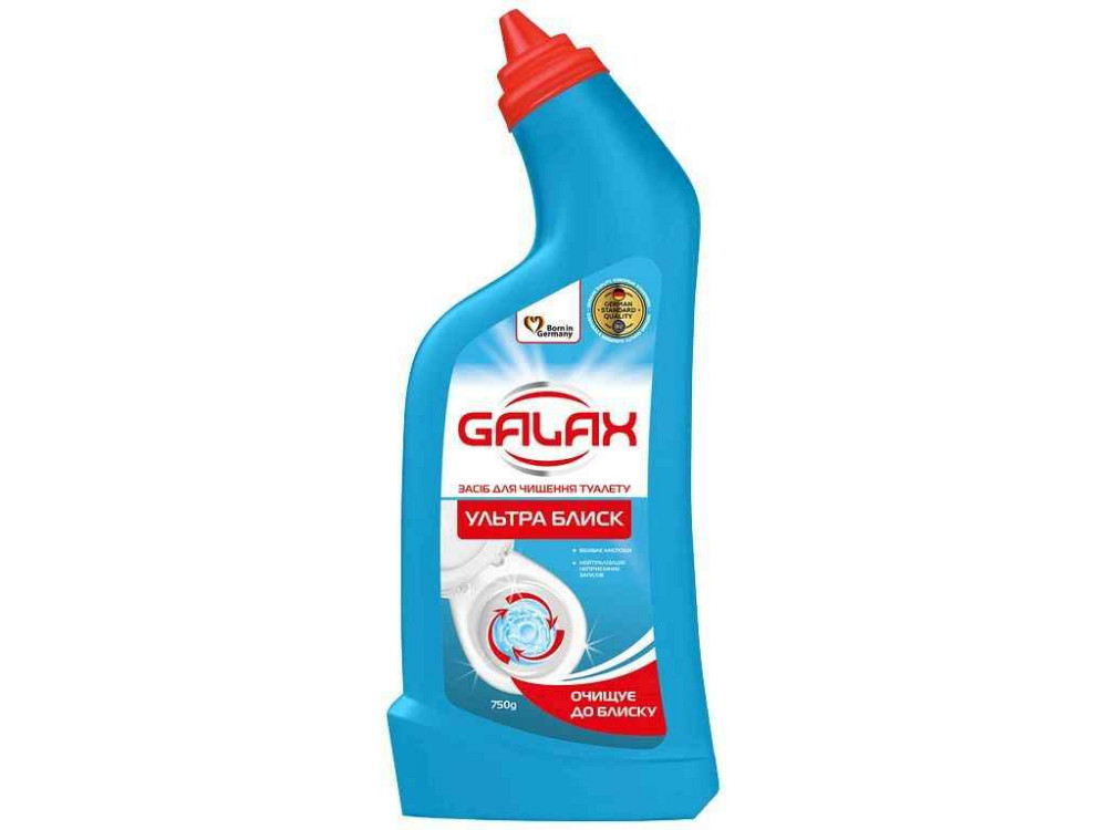 Средство для мытья унитаза 750мл das PowerClean Ультра блеск ТМ GALAX Киев - изображение 1