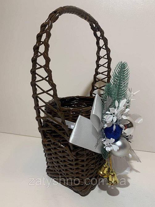 Корзина плетеная  под литровую банку Киев - изображение 1