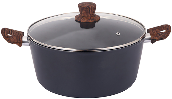 Каструля Bravo Chef класична 24 см (4.1 л) з кришкою (6859888) Київ