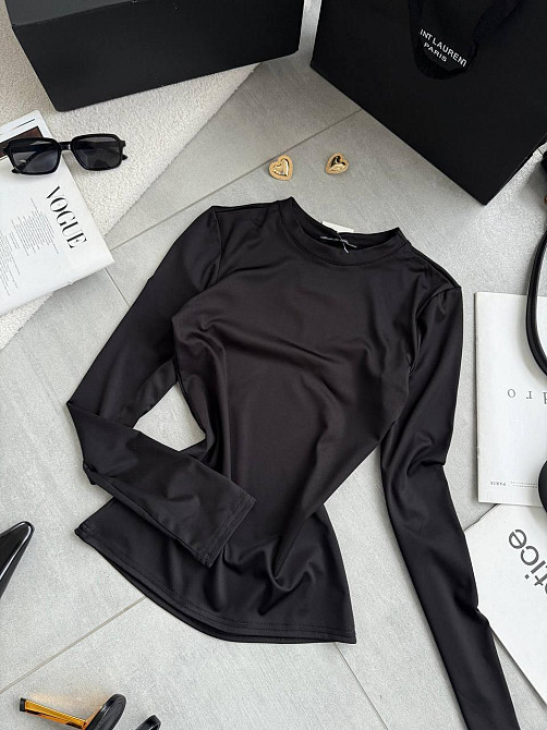 Женский повседневный базовый лонгслив микродайвинг Одесса - изображение 1