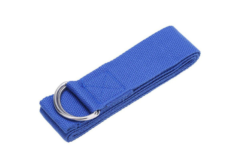 Спортивний ремінь для йоги 183 на 3.8 см універсальний для розтяжки та тренувань Київ - фото 3