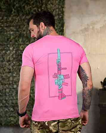 Тактична футболка Gun pink ПП4657 Київ