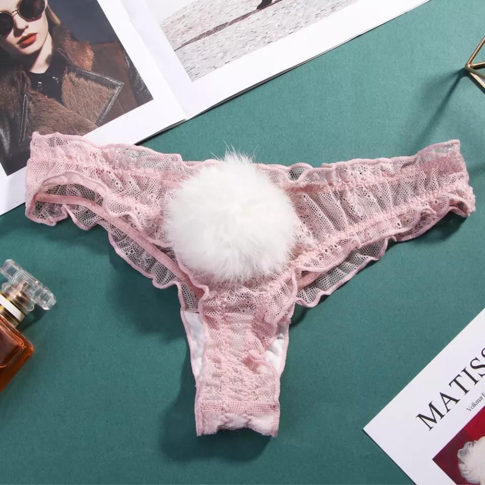 Трусики з хвостиком рожеві - розмір 42-46, хвостик знімається Київ - фото 3