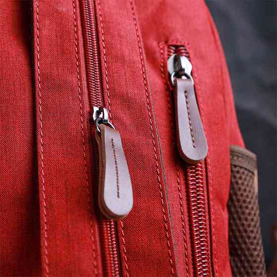 Компактний рюкзак з поліестру з великою кількістю кишень Бордовий (Vintage) Київ