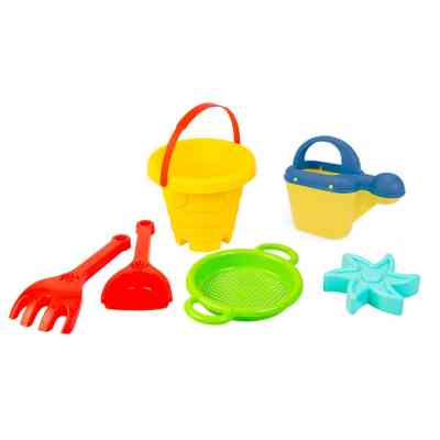 Іграшка для піску Tigres Вежа 6 елементів з лійкою різнокольоровий (39640) Вінниця