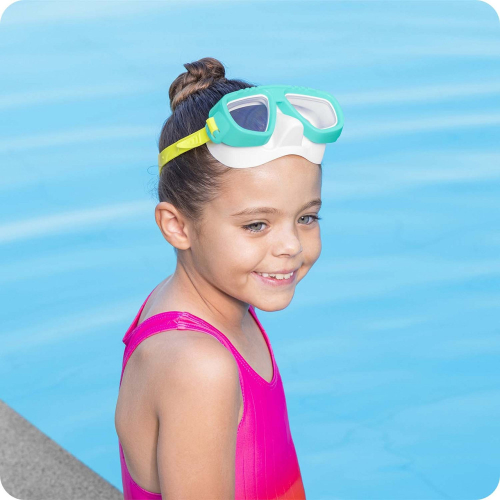 Маска для плавання Bestway 22011 бірюзова Київ - фото 7