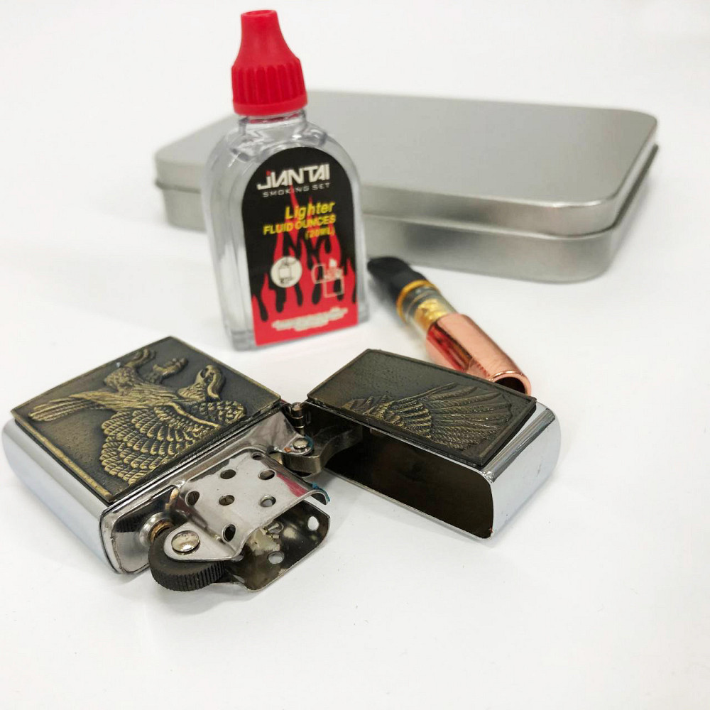 Бензиновая зажигалка N9, Подарочные зажигалки, Оригинальная бензиновая зажигалка, EI-180 Зажигалки бензиновые Киев - изображение 3