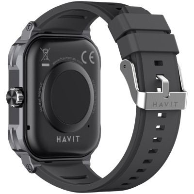 Смарт-часы Havit HV-M9040S IP67 Bluetooth Call Black (HV-M9040S Black) Винница - изображение 4